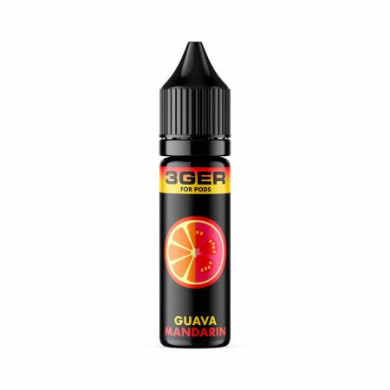 Рідина для електронних сигарет на основі сольового нікотину 3Ger - Guava Mandarin Salt 15ml 50mg - фото 1