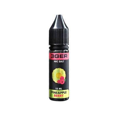 Рідина для електронних сигарет на основі сольового нікотину 3Ger Salt - Pineapple Berry 25 mg 15 ml - фото 1