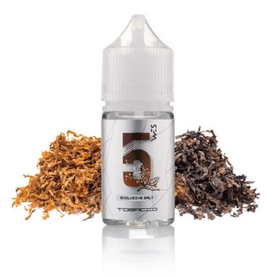 Рідина для електронних сигарет на основі сольового нікотину WES - Silver { 5 } Tobacco 30ml 25mg - фото 1