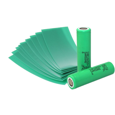 Термоусадка для аккумуляторов 18650 - Зеленая (1 шт) - фото 1