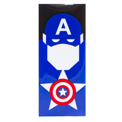 Термоусадка для аккумуляторов 18650 - Captain America (1 шт) - фото 1