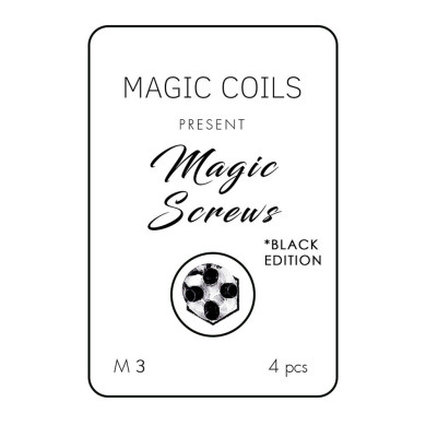 Винты Magic Screws M3 (Black) - фото 1