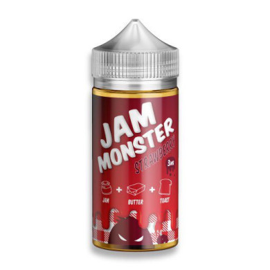 Рідина для електронних сигарет Jam Monster - Strawberry 3mg 100ml - фото 1