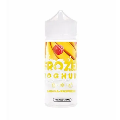 Жидкость для электронных сигарет Shake & Take - Frozen Yoghurt Banana Raspberry 100 ml 0 mg - фото 1