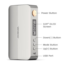 Бокс мод Vaporesso - GEN X 220W TC (Space Grey)