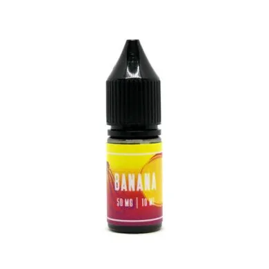 Жидкость для электронных сигарет на основе солевого никотина Black Triangle Salt - Fruit It Banana Bubblegum 10 ml 50 mg - фото 1