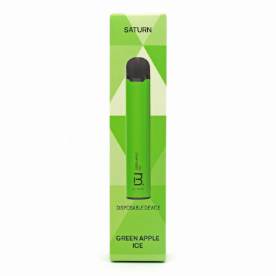 Одноразова Pod система BMOR - Saturn 1600 50mg 1000mah (Green Apple Ice) - фото 1