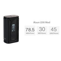 Бокс мод Eleaf - iKuun i200 200W (Сріблястий/Чорний)