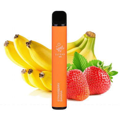 Одноразка Elf Bar - 800 (Strawberry Banana) 550mAh 50mg - фото 1