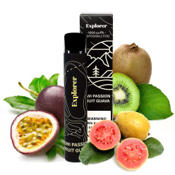 Одноразова Pod система Explorer 1500 50mg 850mah (Kiwi Passion Fruit Guava)