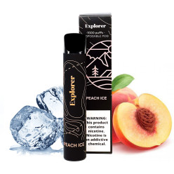 Одноразова Pod система Explorer 1500 50mg 850mah (Peach Ice)