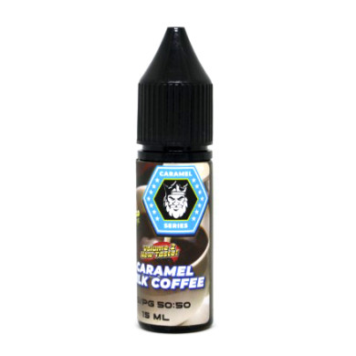 Жидкость для электронных сигарет на основе солевого никотина Flamingo Salt - Caramel Milk Coffee 15 ml 35 mg - фото 1