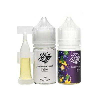 Набір для самозамісу Fluffy Puff - Blueberry Jam 30ml 25mg - фото 1