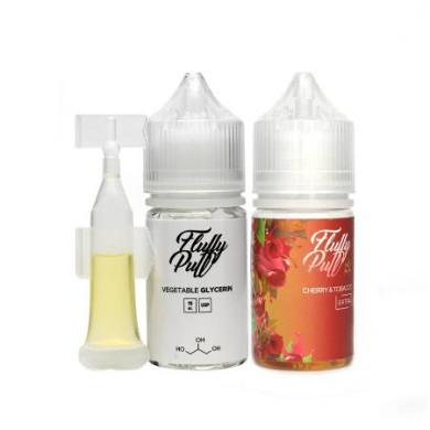 Набір для самозамісу Fluffy Puff - Cherry Tobacco 30ml 25mg - фото 1