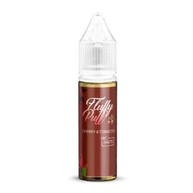 Рідина для електронних сигарет на основі сольового нікотину Fluffy Puff - Salts Cherry Tobacco 15 ml 40 mg - фото 1