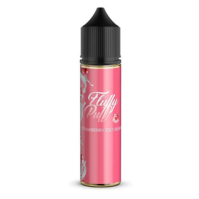 Рідина для електронних сигарет Fluffy Puff - Strawberry Ice Cream 60ml 1,5mg - фото 1