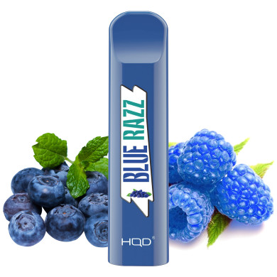 Одноразова система HQD Cuvie Disposable Pod Device 50 мг (Blue Razz) - фото 1