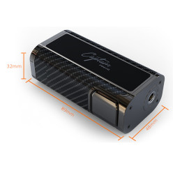 Бокс мод IJoy - Captain PD270 TC 234W (з акумуляторами 20700) (Чорний)