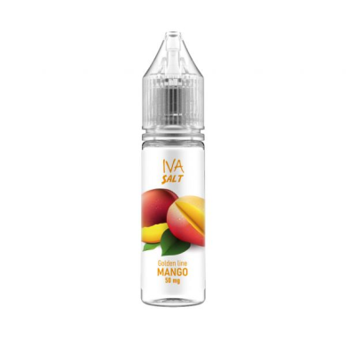 Рідина для електронних сигарет на основі сольового нікотину IVA - Salt Mango 15 ml 50 mg - фото 1