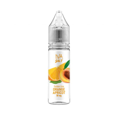 Рідина для електронних сигарет на основі сольового нікотину IVA - Salt Orange Apricot 15 ml 50 mg - фото 1
