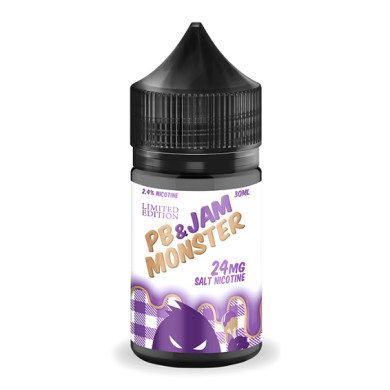 Рідина для електронних сигарет на основі сольового нікотину Jam Monster - PB Grape Salt =Limited Edition= 30ml 24mg - фото 1