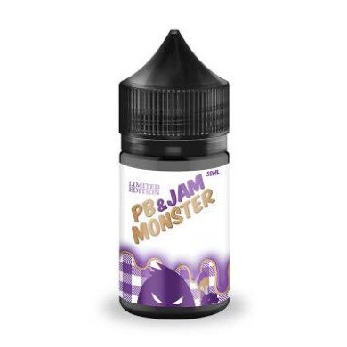 Рідина для електронних сигарет на основі сольового нікотину Jam Monster - PB Grape Salt =Limited Edition= 30ml 48mg - фото 1