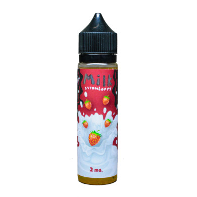 Жидкость для электронной сигареты JcL - Milk Strawberry 60ml 2mg - фото 1