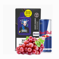 Одноразова Pod система Katana - 3000 = Grape Energy = 650mah 50mg