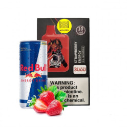 Одноразова Pod система Katana - 3000 = Strawberry Energy = 650mah 50mg