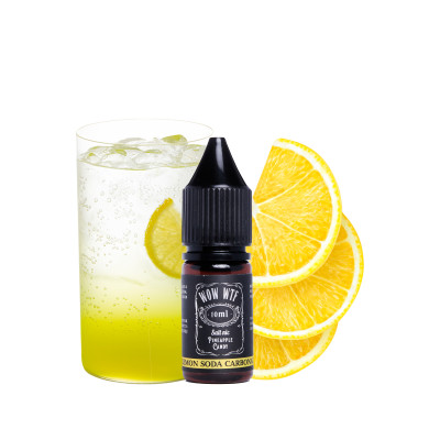 Жидкость для электронных сигарет на основе солевого никотина WTF ? Salt - WOW Lemon Soda Carbonate 10 ml 35 mg - фото 1