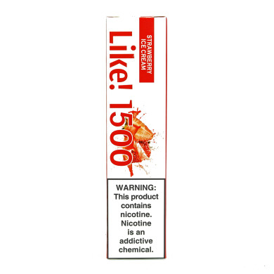 Одноразова Pod система Joyetech – Like! 1500 50 мг 1100 мАг (Strawberry Ice Cream) - фото 1