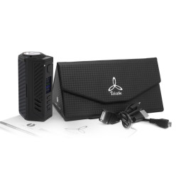 Бокс мод Lost vape - Triade DNA 250C TC (Black+Black Grey Kevlar)