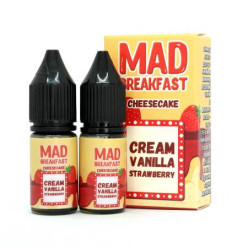Рідина Mad Breakfast Salt - Cheesecake 10 ml 50 mg (2шт) Рідина Mad Breakfast Salt - Cheesecake 10 ml 50 mg (2шт)