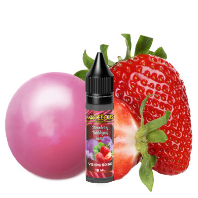 Рідина Marvellous - Strawberry Bubblegum Salt 15ml 35mg - фото 1