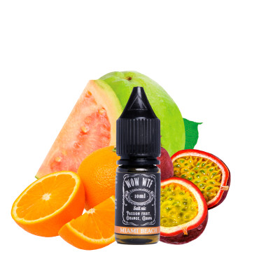 Жидкость для электронных сигарет на основе солевого никотина WTF ? Salt - WOW Miami Beach 10 ml 50 mg - фото 1