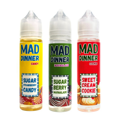 Жидкость для электронных сигарет Набор Mad Dinner 60х3 ml 0 mg - фото 1