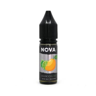 Рідина для електронних сигарет на основі нікотину сольового NOVA Salt - Mango Lime 15 ml 50 mg - фото 1