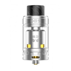 Бак для вейпу OBS - Crius 2 RTA Dual Coil Version Ø25 (Сріблястий)
