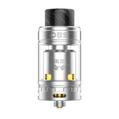 Бак для вейпу OBS - Crius 2 RTA Dual Coil Version Ø25 (Сріблястий) - фото 1
