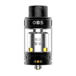 Бак для вейпу OBS - Crius 2 RTA Dual Coil Version Ø25 (Чорний) Бак для вейпу OBS - Crius 2 RTA Dual Coil Version Ø25 (Чорний)