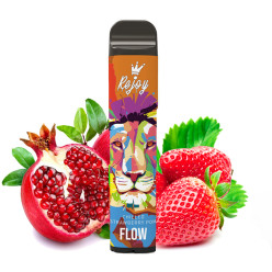 Одноразова Pod система Rejoy Flow 1600 Disposable Pod Device 850 мАч 50 мг (Полуниця гранат)