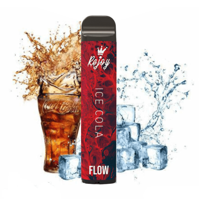 Одноразова Pod система Rejoy Flow 1600 Disposable Pod Device 850 мАг 50 мг (Крижана кола) - фото 1