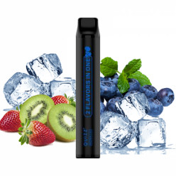 Одноразова Pod система Quizz - NICPEN 1800 2 in 1 50mg 900mAh (Blueberry Ice - Strawberry Kiwi Ice)
