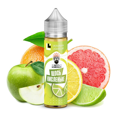 Жидкость для электронных сигарет Щось Новеньке - Кисленьке 60 ml 1,5 mg - фото 1