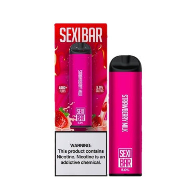 Одноразова Pod система JuiceMan Sexibar Disposable Pod Device 50 мг (Strawberry Milk) - фото 1