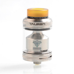 Бак для вейпу Thunder Head Creations - Tauren RTA Ø24 (Сріблястий)