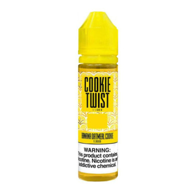 Жидкость для электронных сигарет Cookie Twist - Banana Oatmeal Cookie 3 mg 60 ml - фото 1