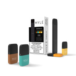 Под система MYLE - Starter Kit 240mah (Jet Black) + 4 картриджа