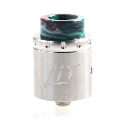 Дріпка для електронної сигарети Vandy Vape - Lit RDA (Сріблястий)