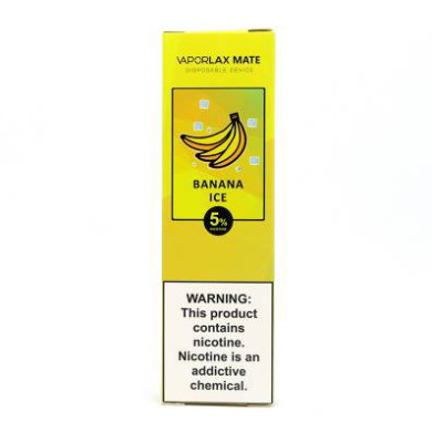 Одноразова Pod система Vaporlax - Mate Disposable Pod Device 50 мг (Banana Ice) - фото 1